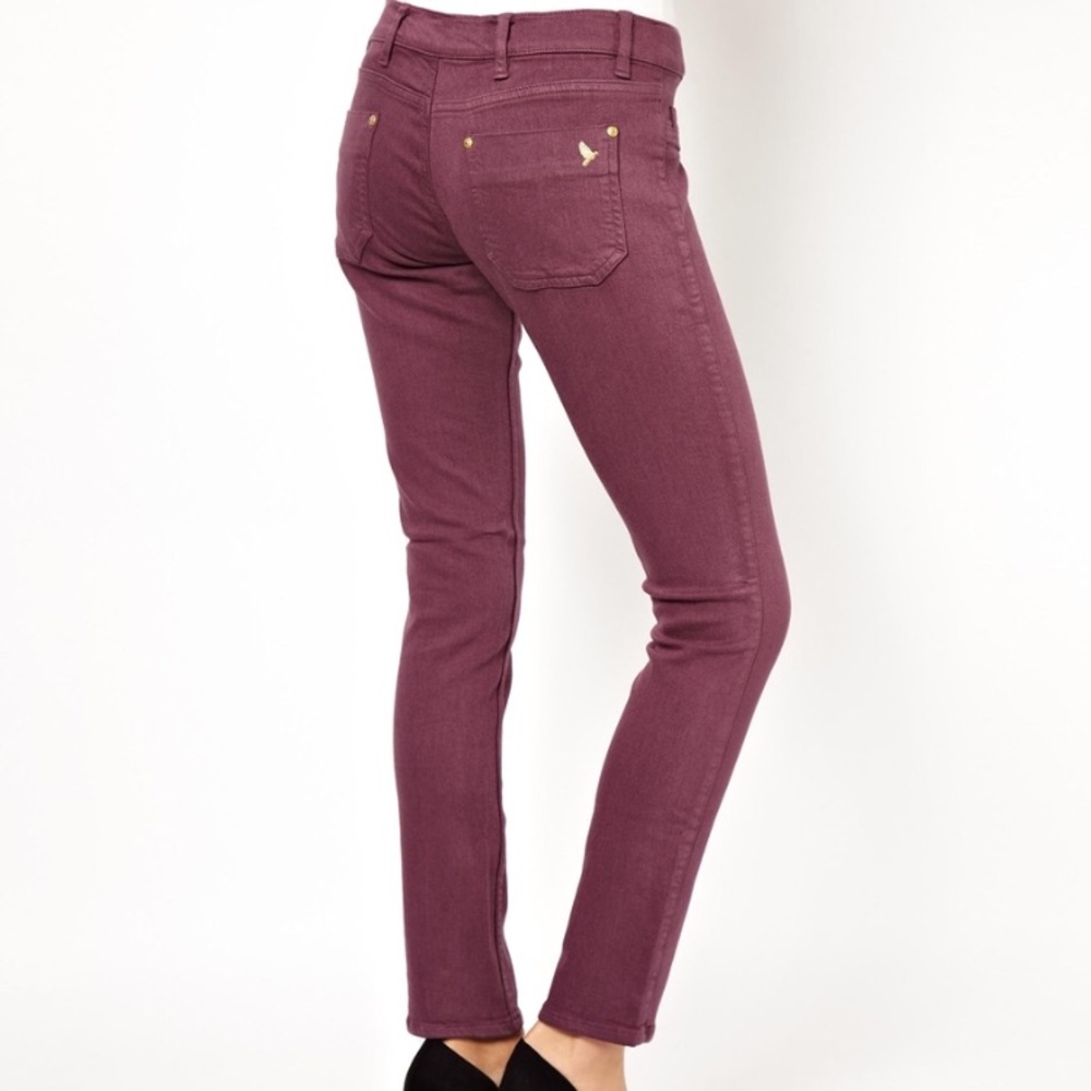 MIH purple skinny jeans